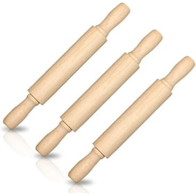 7 Inches Long Wooden Mini Rolling Pin By Woodpeckers Perfect For Fondant Pasta Play Doh Crafting And Imaginative Play Pack Of 100 Children In The Kitchen Rolling Pins Kolenik Kitchen Dining